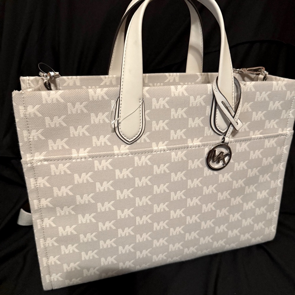 Michael Kors Natural Tote Monogramed Bag